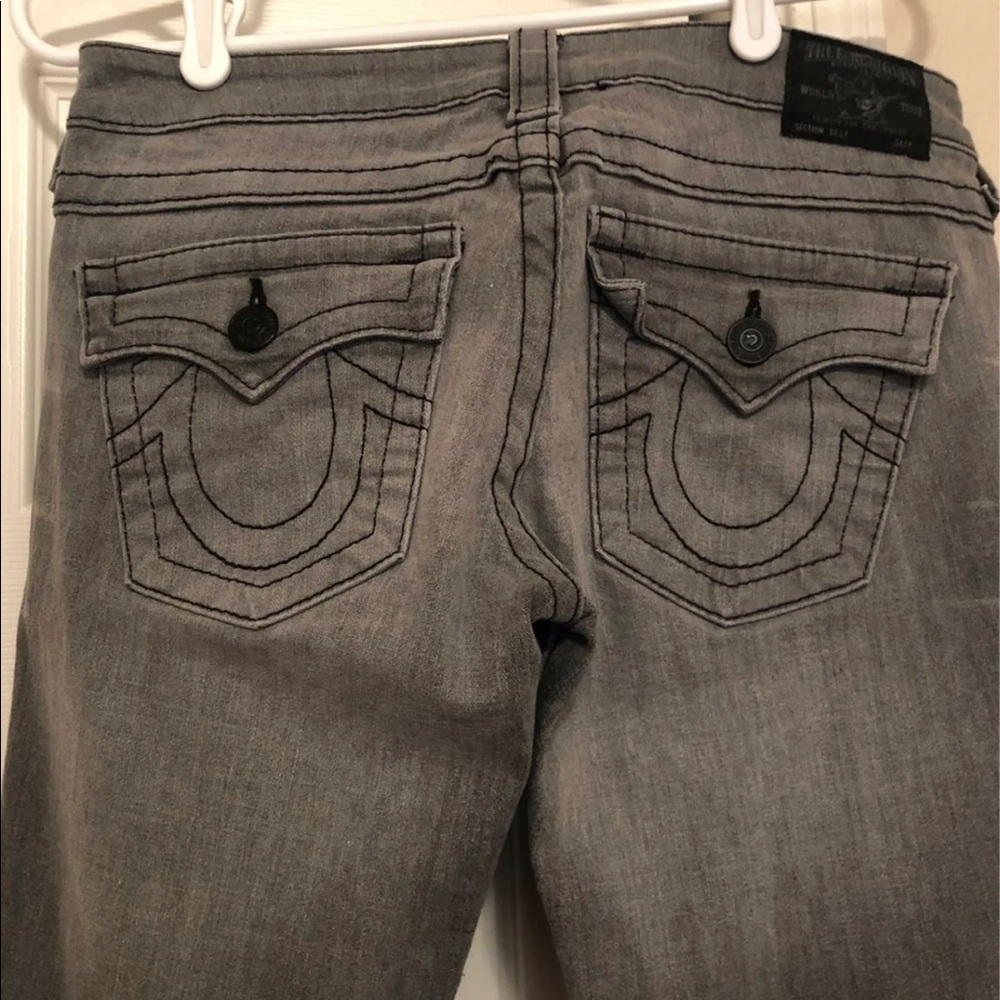 Rare grey True Religion jeans. 32 inseam